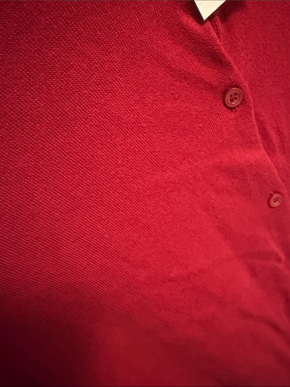 NWT J CREW Women's Red Button-Front Cardigan Sweater - Picture 4 of 4